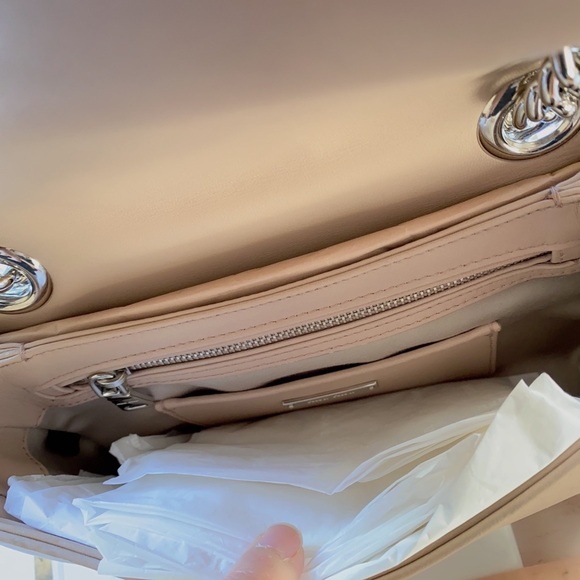 MIU MIU Nappa Matelasse Club Shoulder Bag Camme - Picture 8 of 9